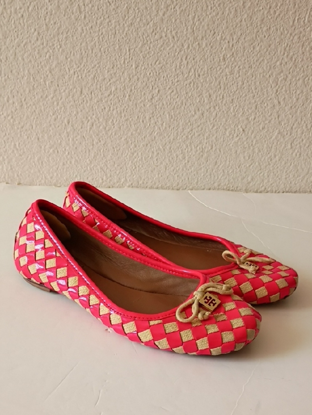 Tory Burch Woven Ballet Flats sz 5